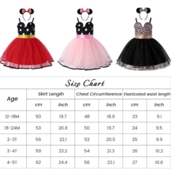 ~Girls Minnie Mouse Outfit~ - Picture 6 of 7